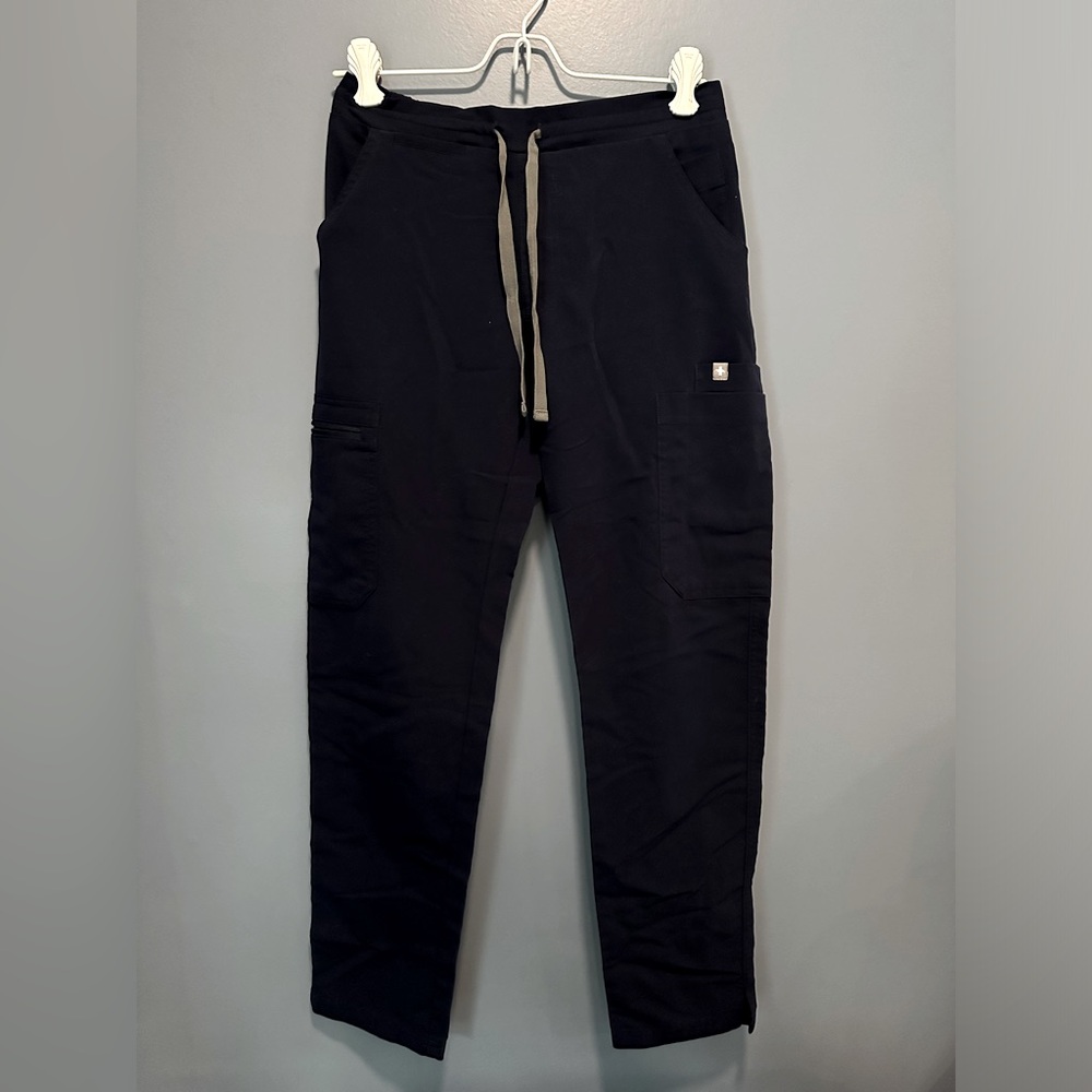 Figs Yola skinny scrub pants - navy